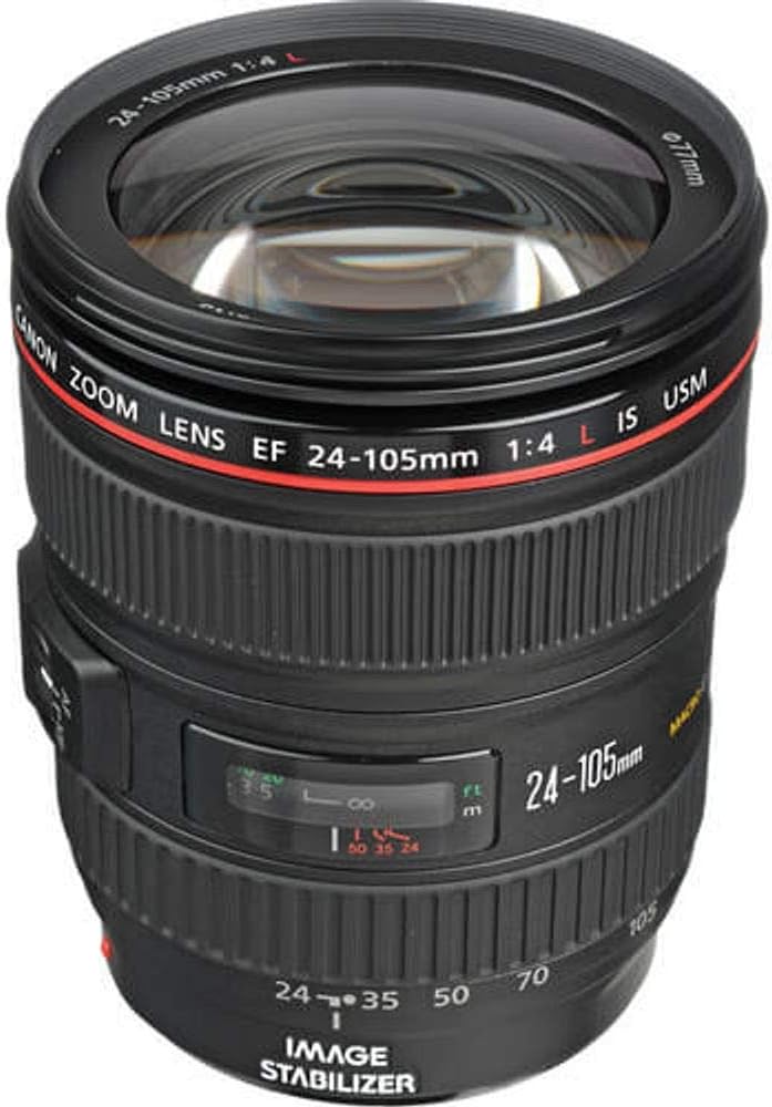Canon EF 24-105mm f/4 L is USM Lens for Canon EOS SLR Cameras - White